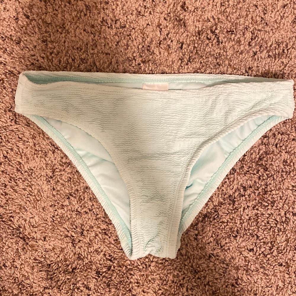 Target xhilaration light blue/green bikini bottoms. Size xs.